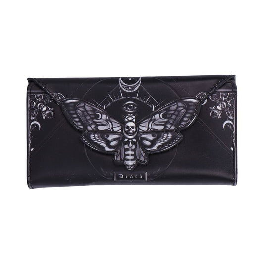 Death’s Head Moth Embossed Purse 18.5cm