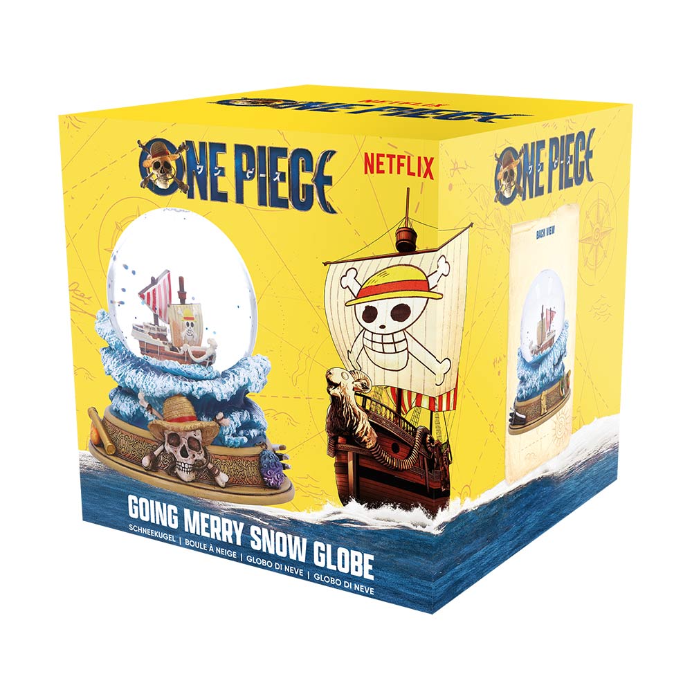 One Piece Going Merry Snow Globe 14cm