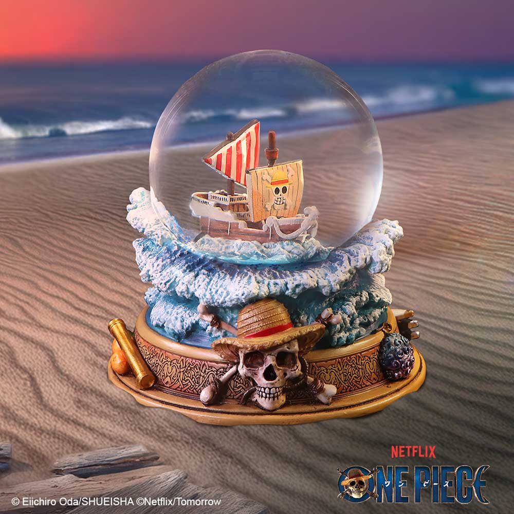 One Piece Going Merry Snow Globe 14cm