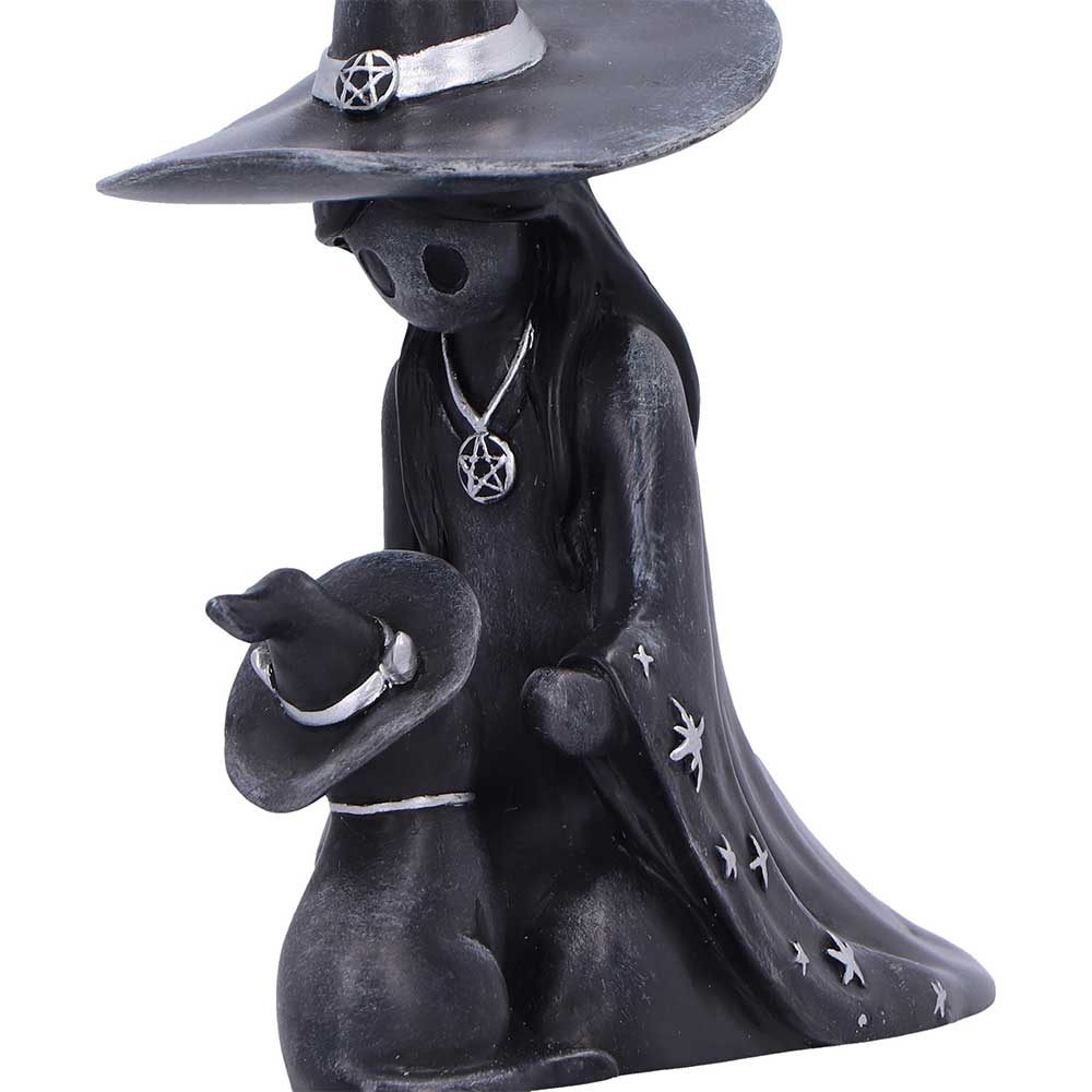 Close-up of Little Souls Twilight witch and cat detail