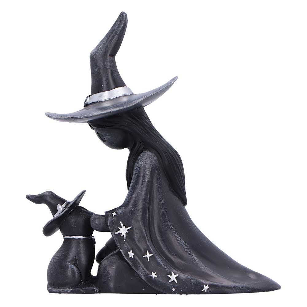 Little Souls Twilight gothic figurine 10cm with witch and cat