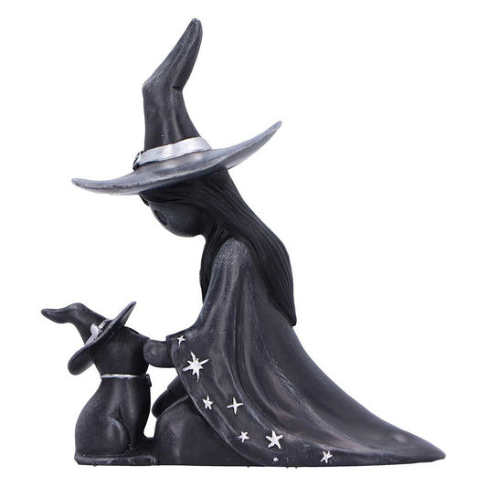 Little Souls Twilight gothic figurine 10cm with witch and cat