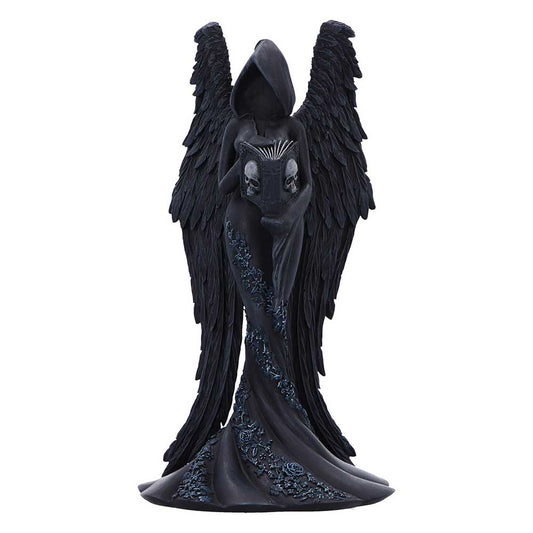 Femme Fatale Scholar gothic figurine 21.9cm with wings and book