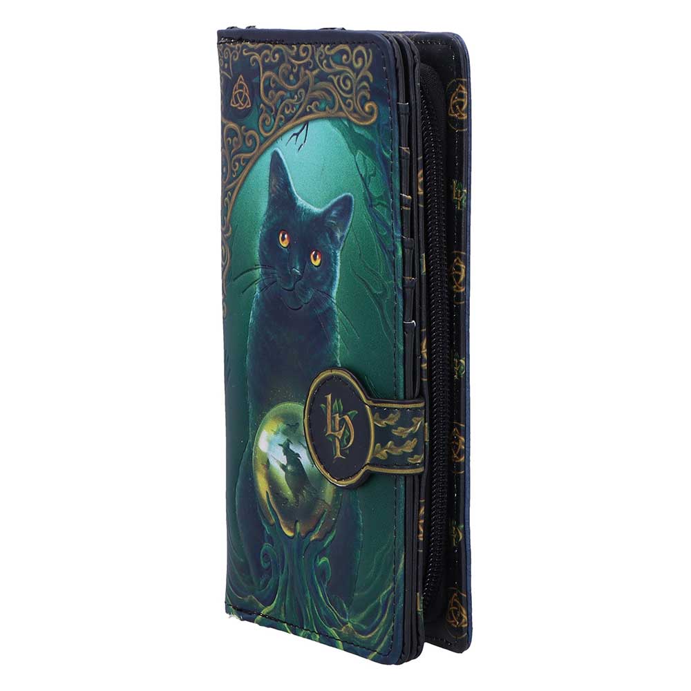 Purse with a black cat design