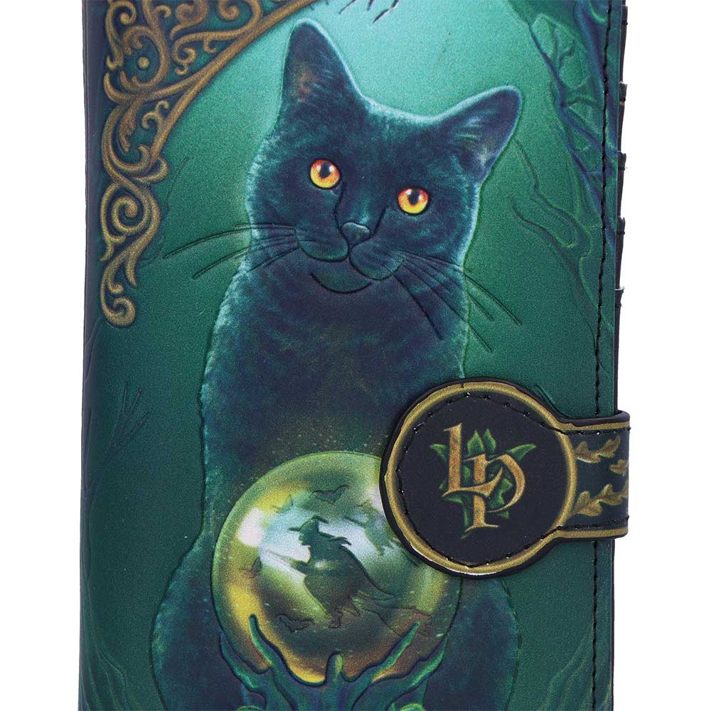 Witchy zip-around purse fantasy artwork