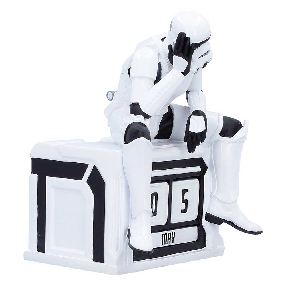 Star Wars Stormtrooper calendar with slumped figure design