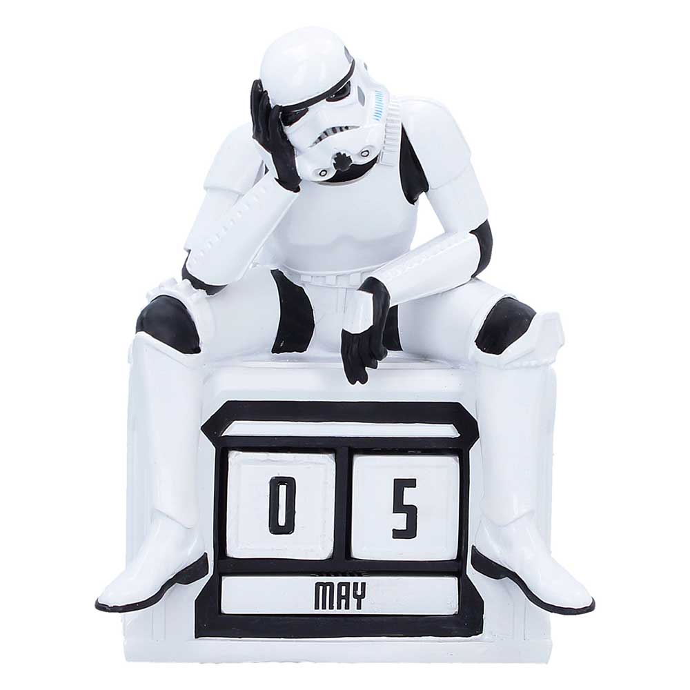 Stormtrooper What a Day perpetual calendar 14cm Star Wars decor
