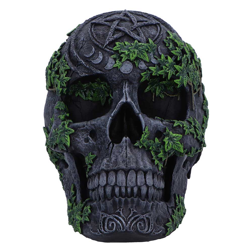 Gothic skull with pentagram on forehead