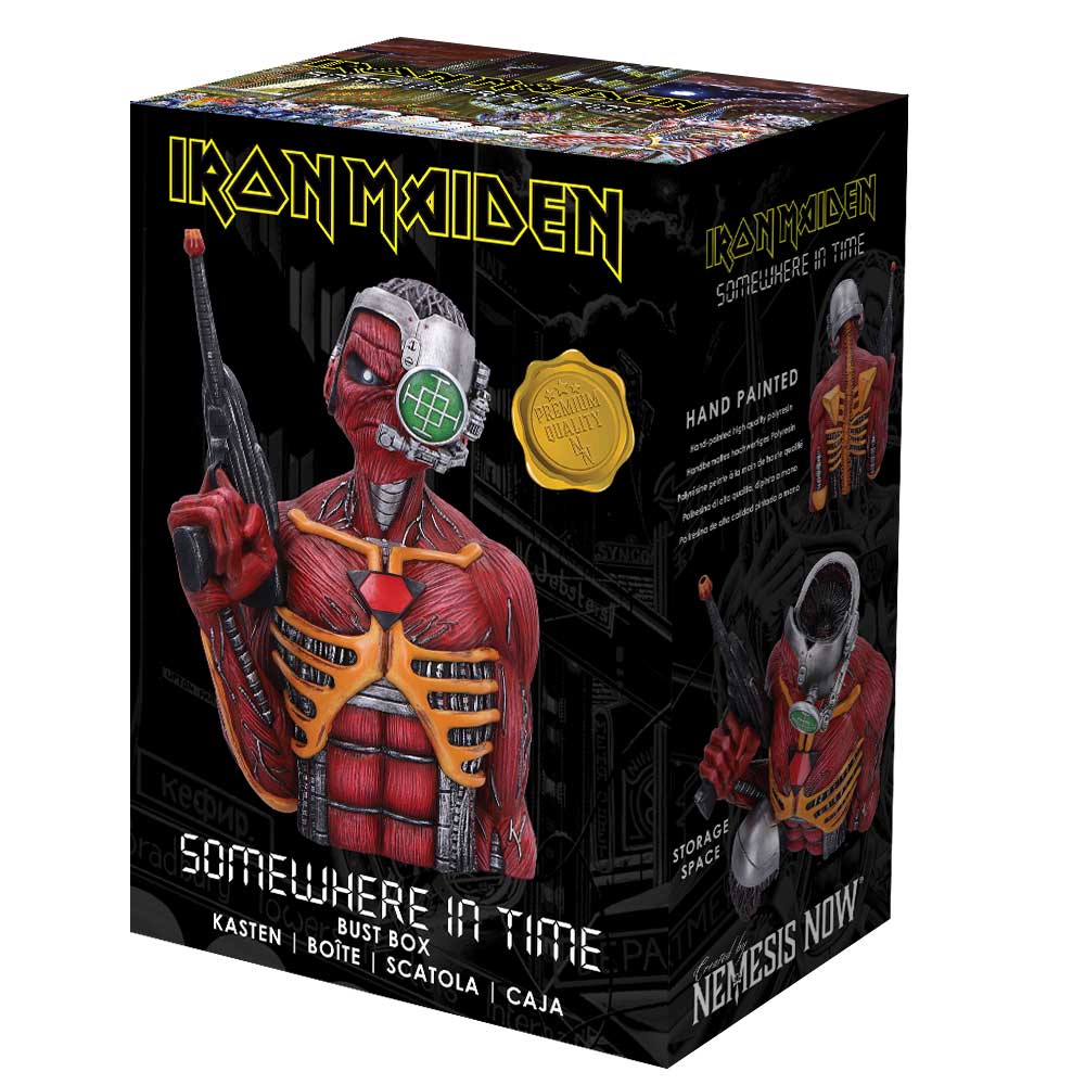 Iron Maiden Somewhere In Time Bust 29.8cm