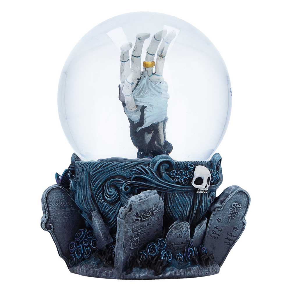 Corpse Bride snow globe glass globe detail