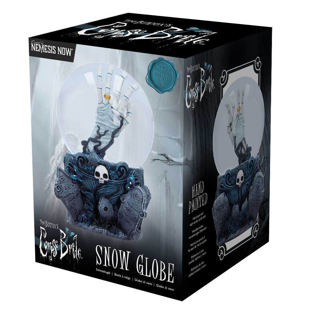Corpse Bride snow globe in a gift box