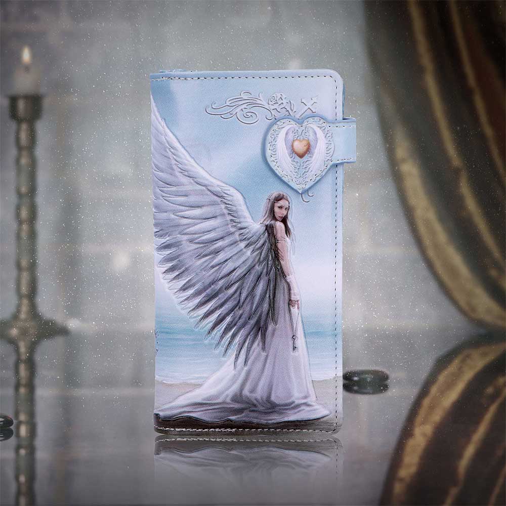 Anne Stokes angel embossed purse
