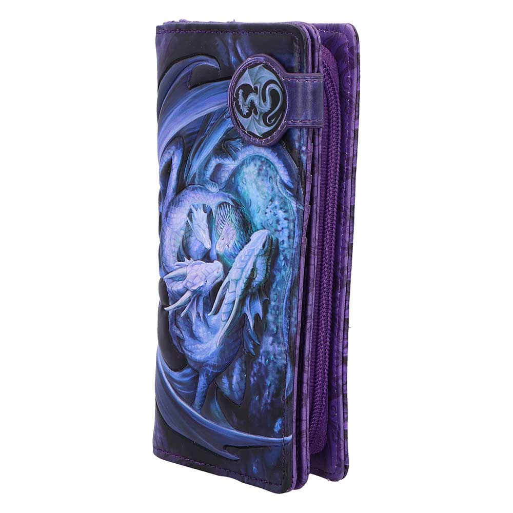 Anne Stokes Welcome Hatching embossed purse