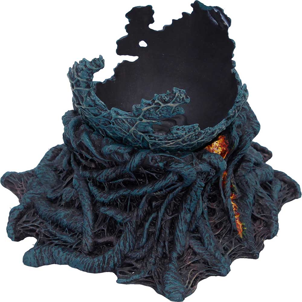 Trinket box showing the base of the glass