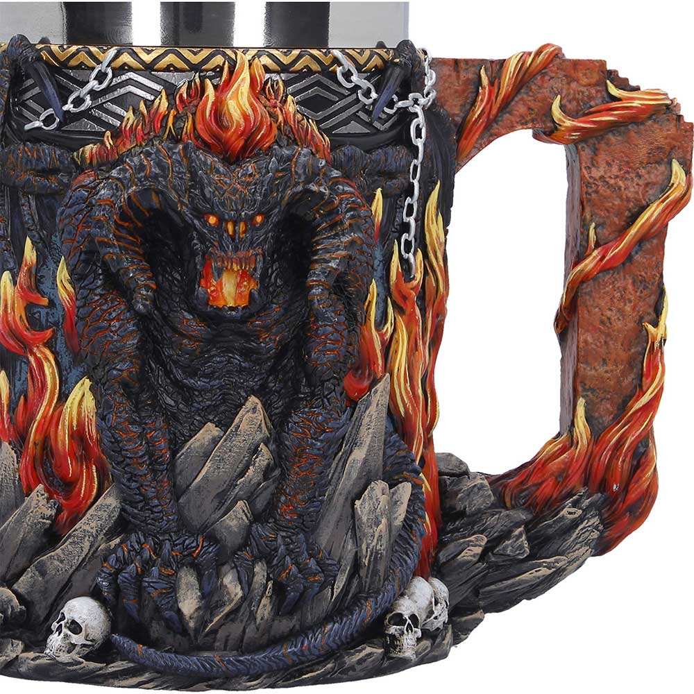 Close-up of Balrog face and sculpted detail