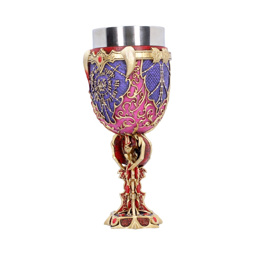 Fantasy goblet side view showing Baldur’s Gate design