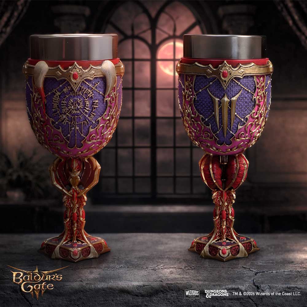 Hand-painted Baldur’s Gate 3 collectible goblet