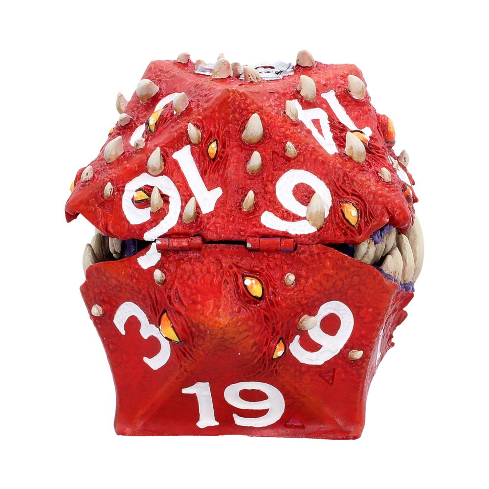 Back view of Dungeons & Dragons D20 Mimic Box