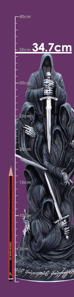 Lord of the Rings Ringwraiths of Middle Earth figurine size detail