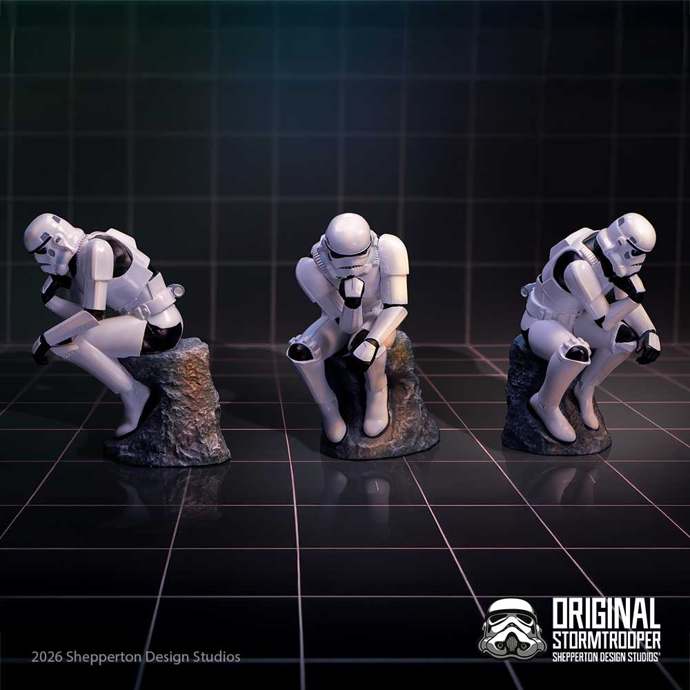 Hand-painted Stormtrooper collectible figure