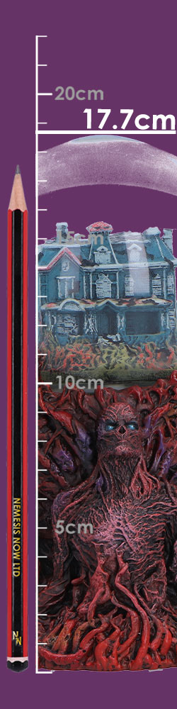 Stranger Things Vecna snow globe full size detailing