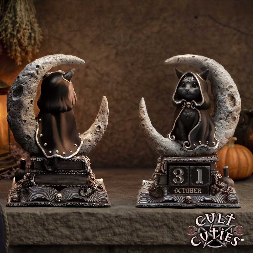 Hand-painted gothic fantasy calendar ornament