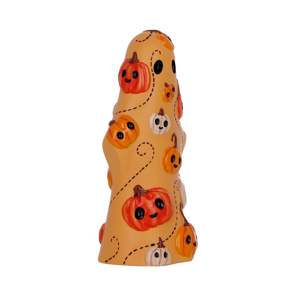 Boo-Who Herbert pumpkin covered ghost decoration