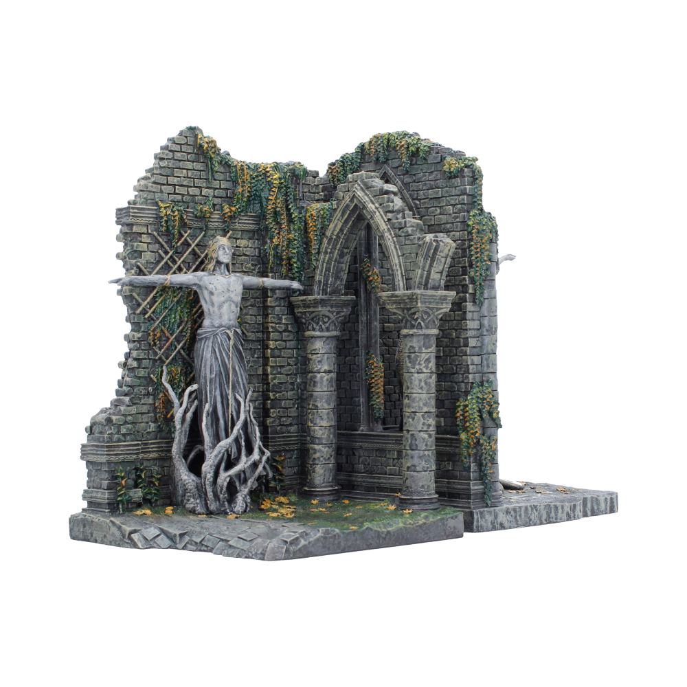 Close-up of Radagon sculpted detail bookends