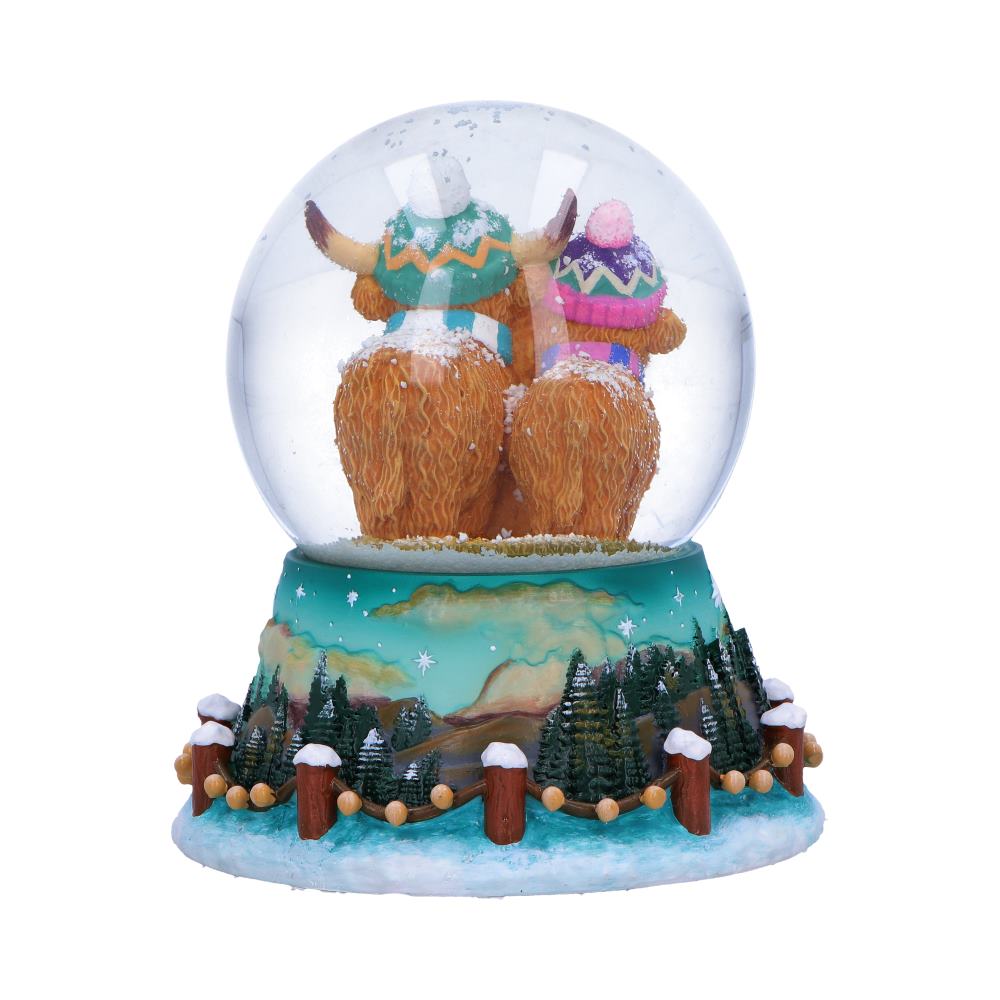 Scottish Highlands inspired snow globe
