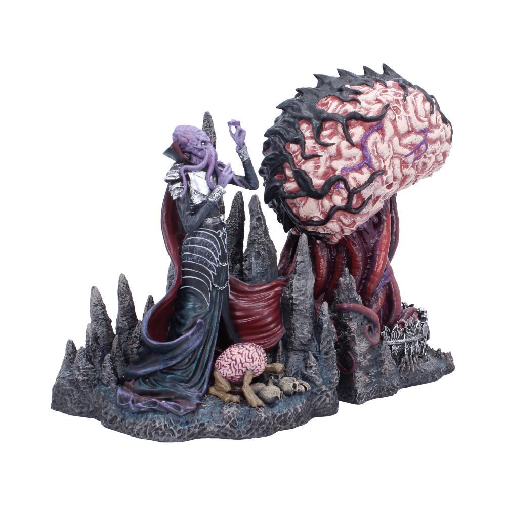 Illithid bookends with purple tentacles and Elder Brain