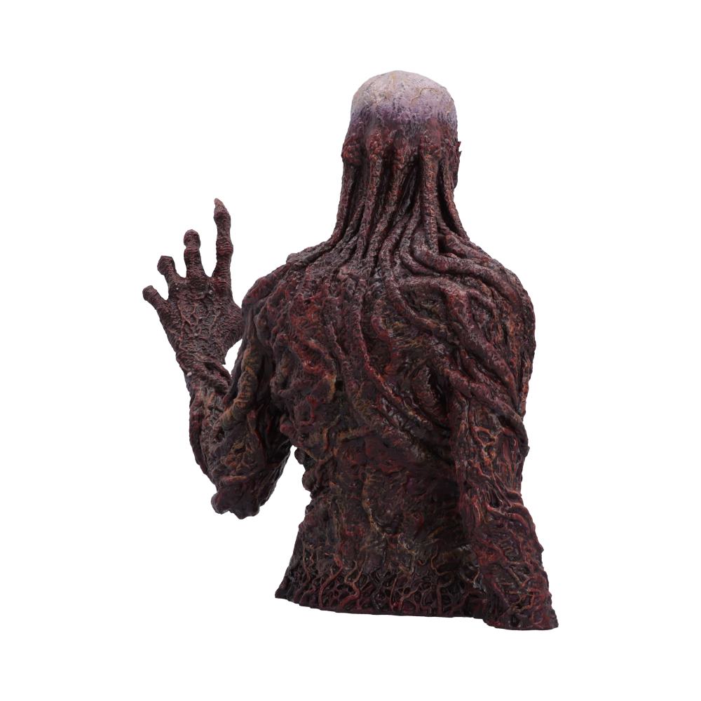 Rear view of the Stranger Things Vecna Bust showing detailed sculpting and the vine-like tendrils associated with the Upside Down.