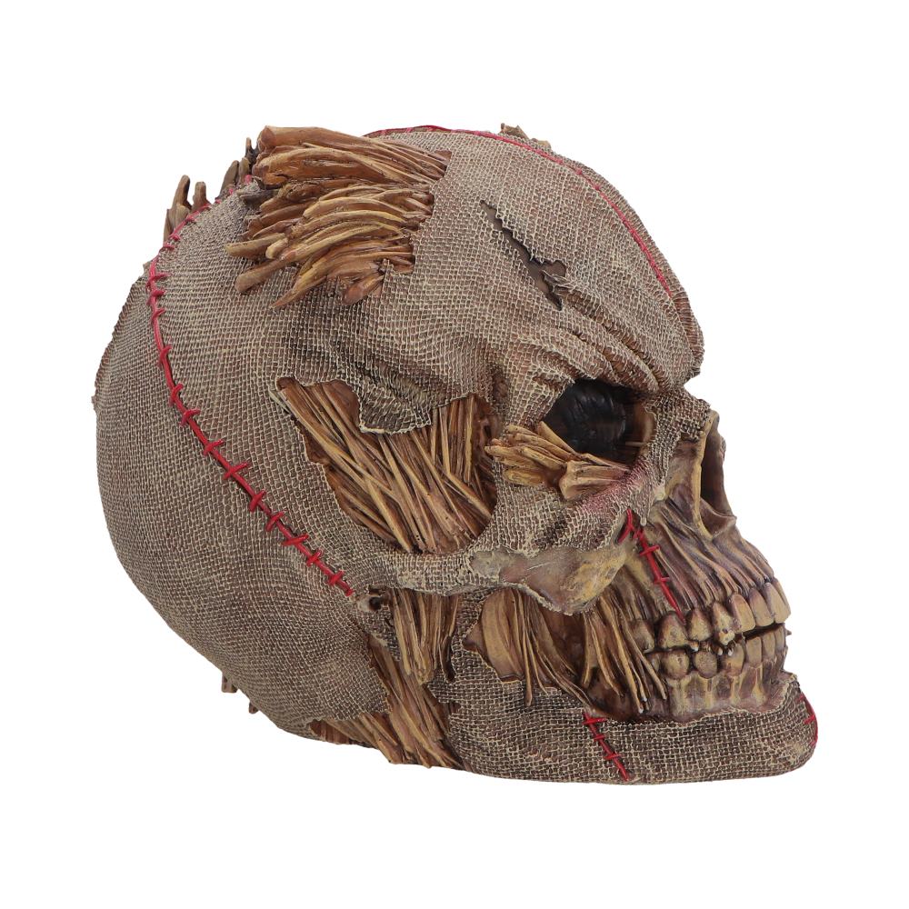 Scarecrow skull ornament by Nemesis Now