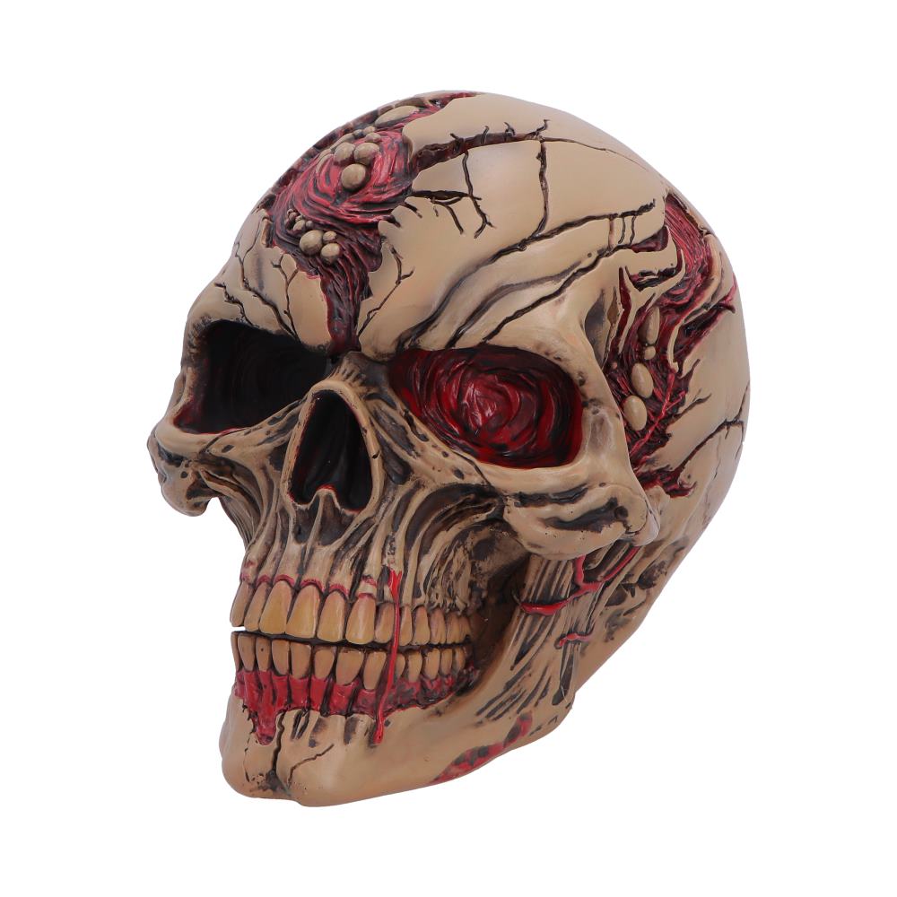 Zombie skull ornament