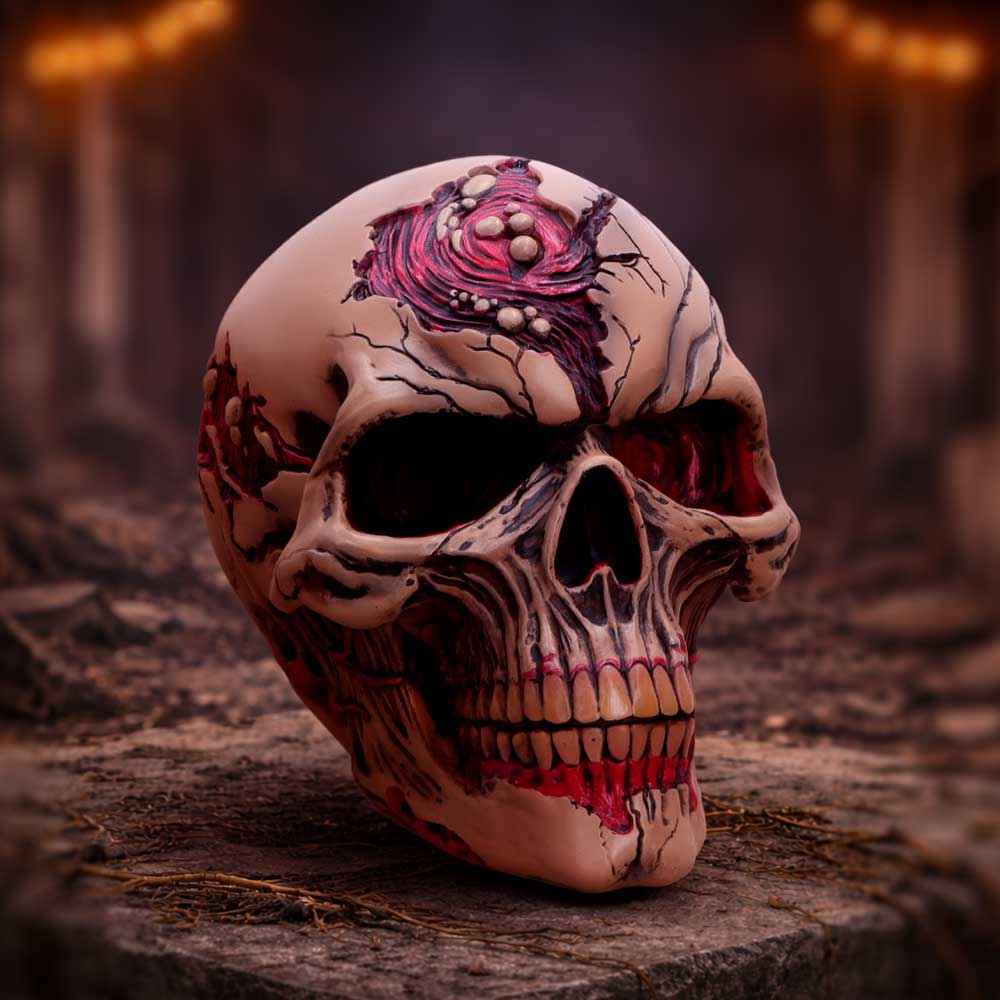 Hall of Horrors The Walker of Death Skull Figurine 15.5cm o display