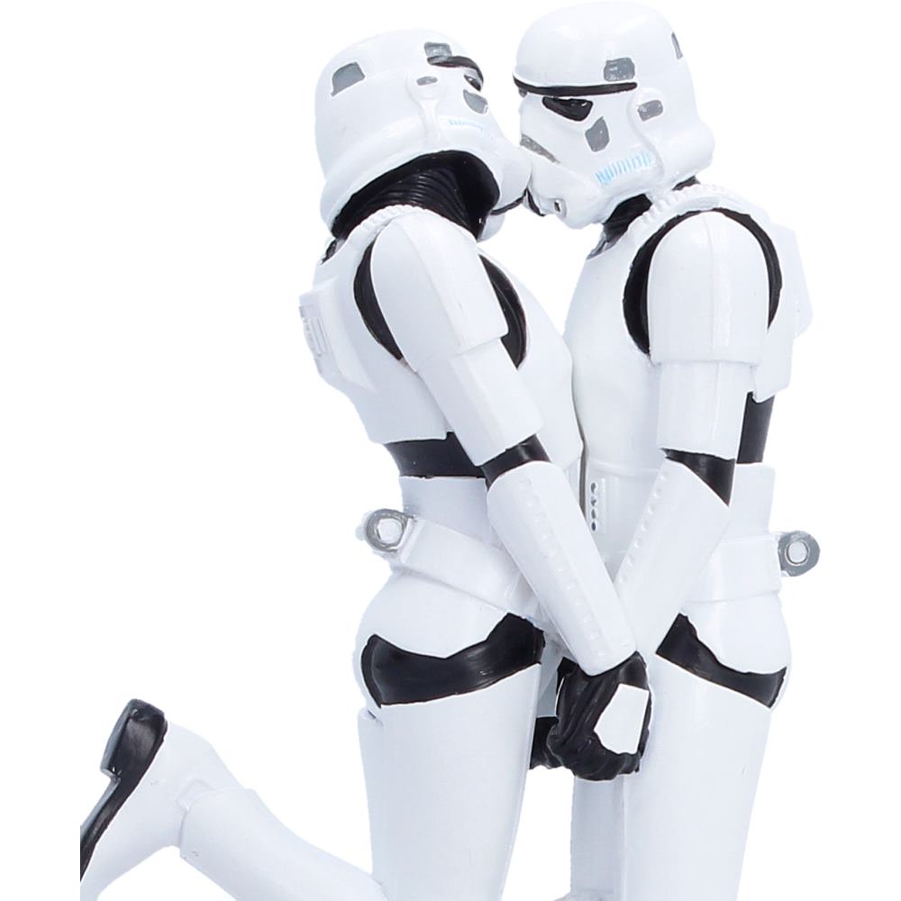 Close-up of the hand-painted finish and detailed stormtrooper design