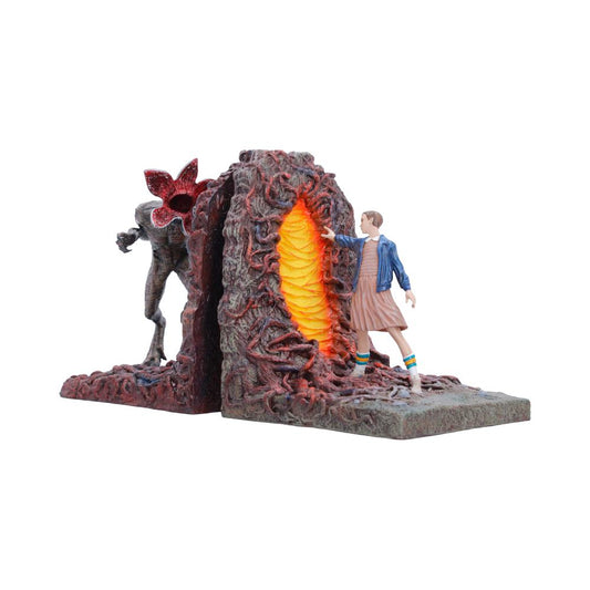 Official Stranger Things Eleven and Demogorgon resin bookends