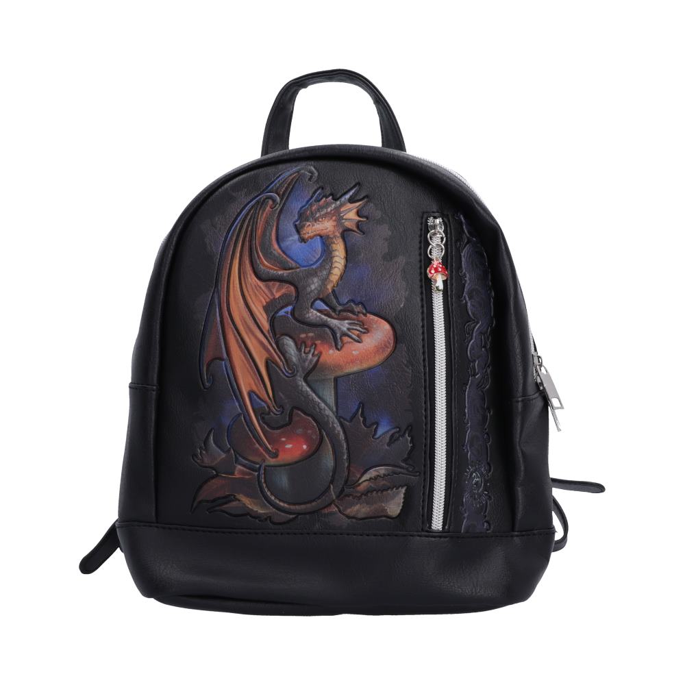 Mushroom Dragon Backpack by Anne Stokes 33.2cm fantasy dragon and woodland backpack