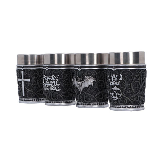 Ozzy Osbourne Prince of Darkness Shot Glass Set 8.6cm – Officially Licensed