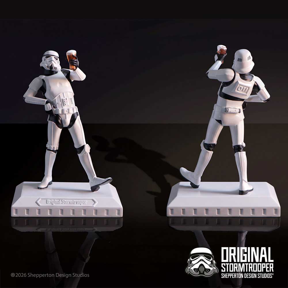 Hand-painted Original Stormtrooper Raise a Glass novelty gift