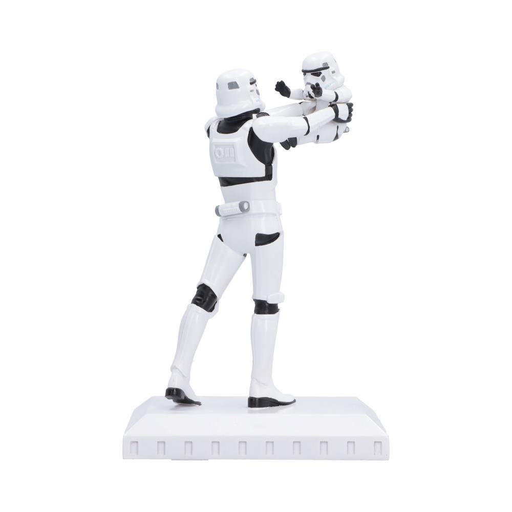 Rear view of Officially licensed Original Stormtrooper Who's the Daddy? collectible