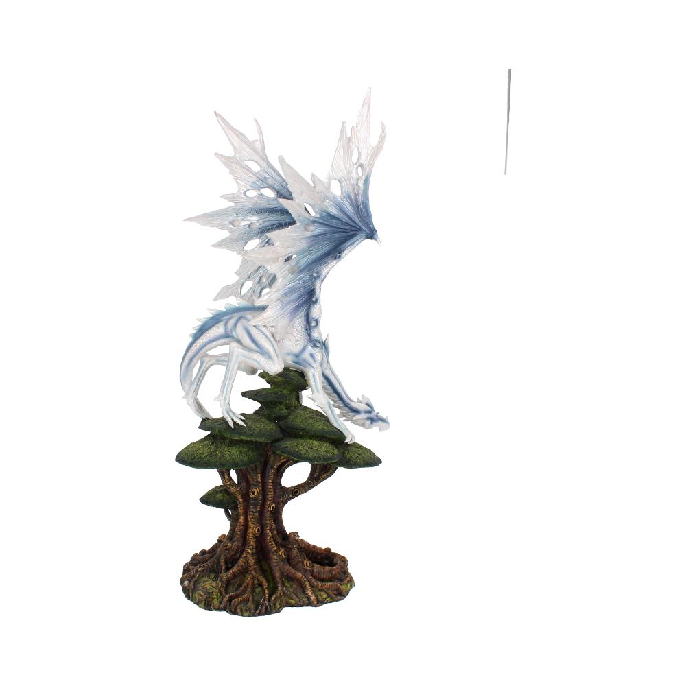 Large ice dragon statue