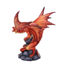 Load image into Gallery viewer, Adult Fire Dragon by Anne Stokes 24.5cm
