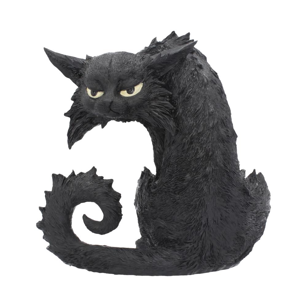 Spite 25.5cm grumpy witch’s familiar cat figurine by Nemesis Now
