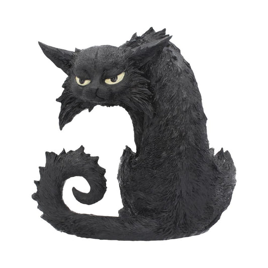 Spite 25.5cm grumpy witch’s familiar cat figurine by Nemesis Now