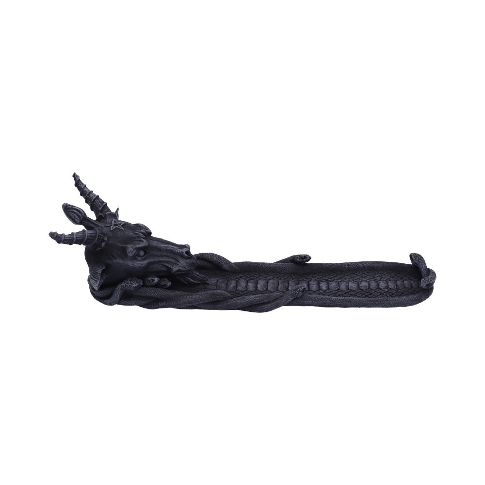 Gothic resin incense stick holder