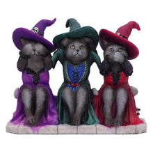 Load image into Gallery viewer, Three Wise Witchy Kittys 15.3cm
