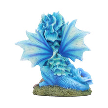 Load image into Gallery viewer, Blue Poppy Flower Dragon 11cm
