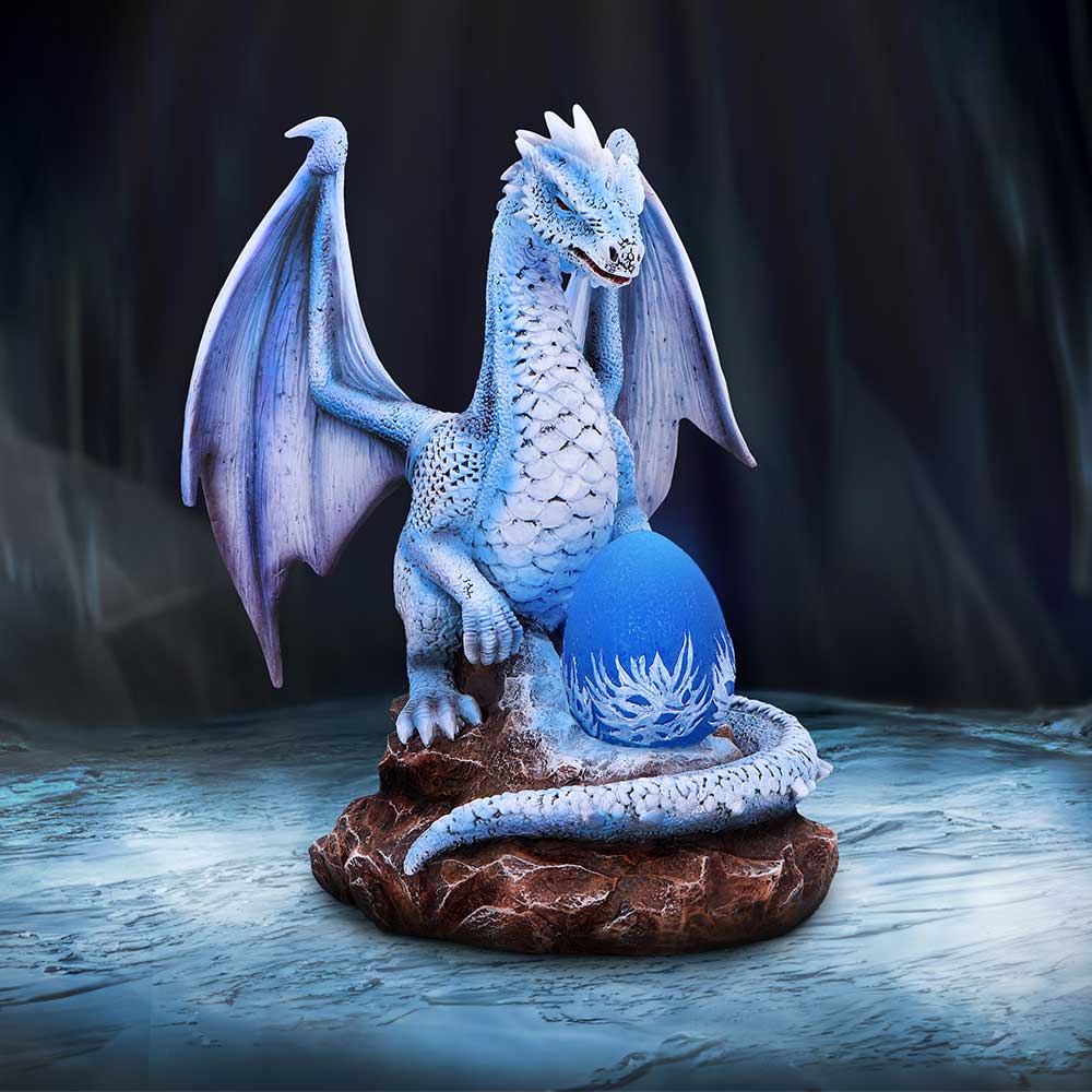 Fantasy Safira the Protector LED Dragon Figurine 17.5cm