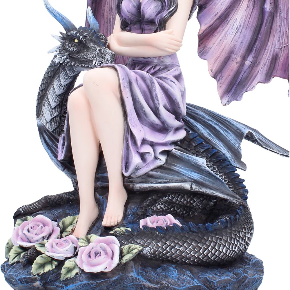 Blue dragon and fairy magical collectible
