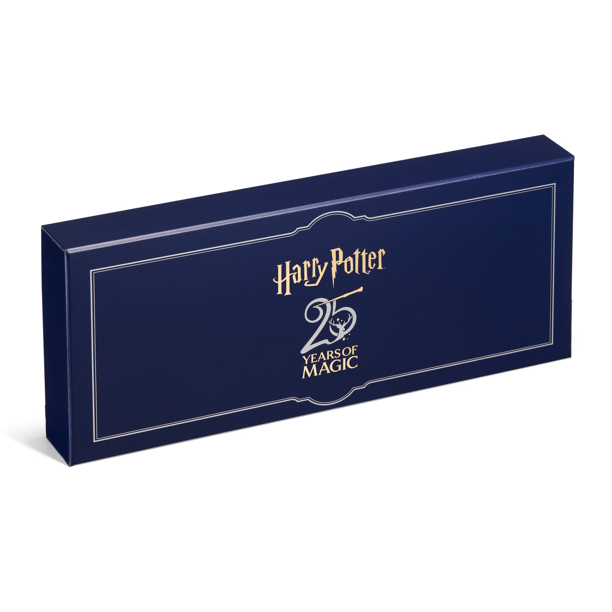 Collector box with gold and silver anniversary detailing